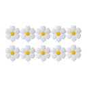 Motto Collection 10点セット 風船 バルーン アルミ風船 花 フラワー デイジー ヒナギク 誕生会 バースデー 結婚式 ウェディング パーティ...