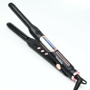 Perminia ヘアアイロン カール 12mm ミニ 高級 LCDスクリーン付き MAX230℃ マイナスイオン発生 カールアイロン 細身 前髪 短髪 メンズ...