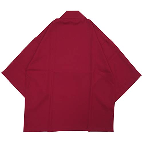 [Happi.Tokyo] 綾織はっぴ（法被・ハッピ・半被）｜ワインレッド｜Plain Happi｜祭り イベント フェス 販促 ファッション｜大人用