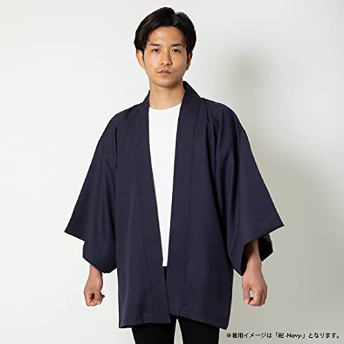 [Happi.Tokyo] 綾織はっぴ（法被・ハッピ・半被）｜ワインレッド｜Plain Happi｜祭り イベント フェス 販促 ファッション｜大人用