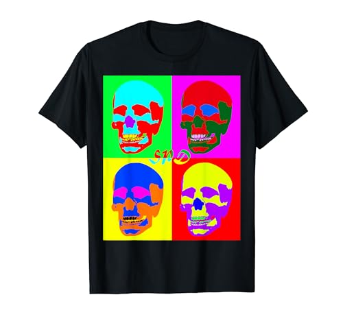 ハロウィン モダンアート スケルトン Tシャツ ハロウィン モダンアート スケルトン Tシャツ