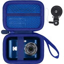【おまけ:ネックストラップ】Kodak コダック PIXPRO ズーム FriendlyZoom FZ55/FZ45 デジタルカメラ専用収納ケース,ブルー(ケースのみ)-Khanka