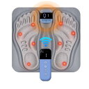 【3D+EMS】Deestop 3D フットマット 足裏ケア フットリラックス 6種モード 19段階レベル リモコン付き 男女兼用 静音 ギフト プレゼント 極薄 軽量