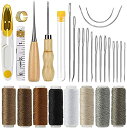 レザークラフト 工具 革細工 工具セット 手縫い 針 糸 革工具セット キット レザークラフト 29点セット 初心者 DIY工具 縫製キット