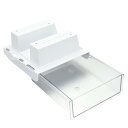 後付け引き出し デスク下 筆記用具 キッチンツール 化粧道具 粘着テープ 貼るだけ 嵩上げ台付き (Sサイズ)