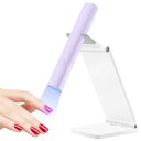 CGBE UV ネイルライト 、3W ペン型 ジェルネイルライトスタンド付き 、UV LEDライト ネイル レジン用 ライトプロ用 ミニ硬化ライト 全ジェル対応...