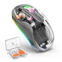 『マウス2.4G & Bluetooth *2マウス』マウス Bluetoothワイヤレスマウス 3モード 静音マウス 無線 Type-C充電式 2.4GHz光...