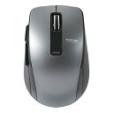 エレコム マウス Bluetooth (iOS対応) Mサイズ 5ボタン (戻る・進むボタン搭載) BlueLED 省電力(電池寿命:約1.3年) ブラック M...