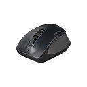 バッファロー BUFFALO USBレシーバー 無線(2.4GHz) BlueLED プレミアムフィットマウス 静音 5ボタン Mサイズ ブラック BSMBW5...