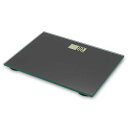 【2024年モデル】nikome デジタル 体重計 シンプルで簡単 150kgまで対応 強化ガラス NKM-WS01 (ブラック)