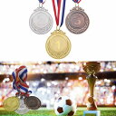 JNALFG 表彰用メダル 金メダル 銀メダル 銅メダル 運動会 幼稚園 ごほうび 優勝 メダル 表彰式 スポーツ 会社 学校 3個セット 5cm