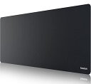 Senetem マウスパッド 超大型 薄型 ゲーミング マウス パッド キーボードパッド おしゃれ パット 900×400×2mm 滑り止め レーザー&光学式マウス対応 黒 XXXL(90*40cm)
