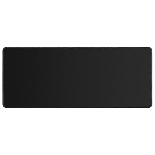 excovip マウスパッド 大型 ゲーミング キーボードパッド 70cm×30cm×0.2cm 滑り止め レーザー&光学式マウス対応 ブラック 0041