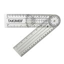 TAKUMED プラスチック 角度計 ゴニオメーター 透明 Type D (TypeD)