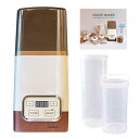 dadaz ヨーグルトメーカー 甘酒メーカー 容器 低温調理器 発酵器 発酵フードメーカー 1L オフホワイト 【 2025年新モデル メモリ機能追加 】