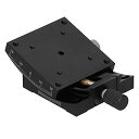 ゴニオステージ 60×60mm ゴニオメーター スライド ステージ 耐荷重29.4N 黒アルマイト アルミ R角度保護 直動部品 HXV‑A60