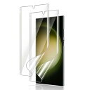 【2枚入り】Galaxy S22 Ultra フィルム【ガイド枠付き·指紋認証対応】TPU素材 反射防止/アンチグレア/浮き防止/気泡レス/キズ修復/浮き防止//ケースに干渉しない/全面保護 ギャラクシーS22ウルト