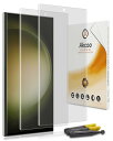 Akcoo【2枚入】Galaxy S23 Ultra 用 アンチグレア強化ガラスフィルム,UV硬化 全面吸着,反射防止、指紋防止、指紋認証対応、ゲームの操作に適しています