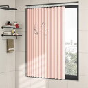 YKFN シャワーカーテン 130cm丈 130cm幅 防カビ 防水 小窓 間仕切りカーテン 断熱 防寒 ユニットバス用 高密度 お風呂 おしゃれ 北欧 形状記憶 目隠し 保温 遮光 浴室窓 厚手 無地 間仕切り 浴室