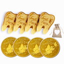 Tooth Fairy Coin ロストトゥースのキッズ用,鮮やかなフェアリーマネーのデザイン, 色あせなし | 貴重なコレクション体験 | マネーノベルティギ...
