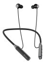 Hmusic ワイヤレスイヤホン bluetooth 首掛け ネックバンド型ブルートゥース5.4 イヤフォン 長時間バッテリー搭載 30H以上連続再生 ENCノ...