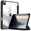 SQBEBS iPad Pro 11インチ ケース 2022/2021/2020 第4/3/2世代対応 透明バックカバー Apple Pencil 収納可能 第...