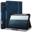 Antbox iPad Pro 11インチ ケース 第4/3/2/1世代兼用 Pencil 2 収納/ペアリングとワイヤレス充電対応 ひび割れ防止 PUレザー製...