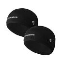 ROCKBROS インナーキャップ 春夏用 サイクルキャップ 冷感 吸汗 速乾 消臭 メガネ穴付き ヘルメット インナー 帽子 UVカット UPF50+ スカル...