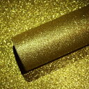 VEELIKE グリッターシート 金色 ゴールド グリッター 壁紙シール リメイクシート キラキラ ラメ入り 無地 幅40cm 長3m カラーシール カッティングシート ウォールステッカー 厚手 防水 のり付き