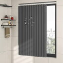 YKFN シャワーカーテン 130cm丈 130cm幅 防カビ 防水 小窓 間仕切りカーテン 断熱 防寒 ユニットバス用 高密度 お風呂 おしゃれ 北欧 形状記憶 目隠し 保温 遮光 浴室窓 厚手 無地 間仕切り 浴室