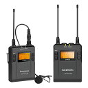 Saramonic UwMic9 KIT1 UHF ワイヤレスマイクSLRラベリアマイク録音マイク 1送信機&1受信機 低レイテンシ 伝送 Youtube、Vlogger 、Tik tok、会議、ポッドキャスト、ビデオ、インタビュー適応 (腰掛け式,