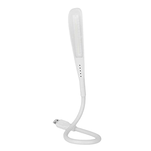 YFFSFDC USBライト LEDランプ 3段階調光可能 読み取り テーブルランプ タッチセンサー調光 長寿命 学習机/読書/勉強/仕事/作業/旅行/非常灯 （白い）