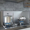 レンジガード 油はねガード 折りたたみ式 4面タイプ 高さ30cm 30*80*40cm お手入れ簡単 コンパクト 耐傷 安定性 ステンレス生地 繰り返し使える オイルガード 省スペース収納 保護エッジ付き 汚