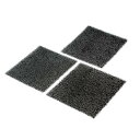 ISTORA 排気側用フィルター 東芝 TOSHIBA 品番:F-1KMV フィルター(排気用)3枚入り (黒)バスルーム 換気乾燥機用 24時間換気システム用