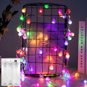 【インテリアコーディネーター監修】fogman イルミネーションライト フェアリーライト ストリングライト 電飾 飾り付け LED (カラフル(3m電池))