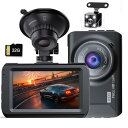 TORAKIND 【2025新版モデル】ドライブレコーダー 前後2カメラ 小型ドラレコ 1296P 3インチ液晶画面 HD画質 32gbカード付き 170度超広角 前後カメラ HDR/WDR画像補正技術 エンジン連動 led信号対応 ルー