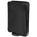 PlayVital ps5に適用防塵カバー、柔らかくてきれいなダストカバーはプレーステーション5本体に適用可能、ps5対応用ダストカバー、ps5対応用収納カバー【ブラック(ナイロンメッシュ)】