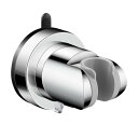 ideamall シャワーフック シャワーヘッドホルダー シャワー 吸盤 フック 角度調整可能 (シルバー)