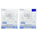 【2個セット】 換気扇・通気口フィルター 40x40cm 大判サイズ 2枚入 取付テープ8片付 +オリジナルカード