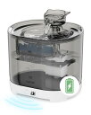 HAPUP 猫 水飲み器 コードレス 猫 給水器2.2L循環式静音型自動給水器 猫用 センサー 動作検知 無制限置き場所 5000mAh電池内蔵 2つの給水モード 多重濾過 スマートポンプ 活性炭フィルター3枚付