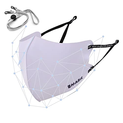 [株式会社富士グループ] 【新冷感マスク5枚 】打倒熱中症 ズレない冷感マスクオフホワイト んやり超息しやすい UVカット 接触冷感 夏用 抗菌 冷感素材