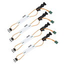 SOREIA 裾止めバンド 【4本セット】自転車 ズボン裾止めバンド 反射テープ 高弾力ロープ おしゃれ 軽量 防水 裾汚れ/巻き込み防止 ランキング ジョギング アウトドア 作業用 (オレンジ)