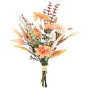 WillingYou オリジナル 造花 ブーケ はなたば Flower アーティフィシャルフラワー 観葉植物 インテリア おしゃれ 秋の色 秋飾り 母の日 プレゼント ダリア 紅葉 蒲公英 ユーカリ 1束