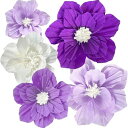 Acidea 誕生日 ガーランド パーティー 飾り ペーパーフラワー お花紙 記念日 100日 ペーパーポンポン 装飾 お祝い 花 イベント オーナメント お祭...