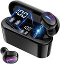 【Bluetooth 5.4・2024新登場】Bluetooth 5.4+EDR搭載 イヤホン ワイヤレスイヤホン ブルートゥースイヤホン イヤフォン単体6時間再生 合計200時間再生 1200mAh充電ケース付 Hi-Fi重低音 自動ペアリング I