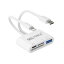 安心の日本企業 4in1 ライトニング SDカードリーダー microSDカード Lightning Type-C タイプc USB3.0 ..