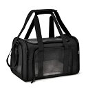 starwish ペット キャリーバッグ 猫用 犬用 リュック メッシュ窓 ショルダー 大型猫用・小型犬・うさぎ用 折りたたみ 手提げキャリーバッグ 通気性 臭気がない 広々空間 マット付き お出かけ
