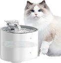 【新版】 猫 水飲み器 ペット 自動 給水器 循環式 2つの給水モード 2.2L大容量 フィルター付き 4重濾過 半透明 水量が見える 静音 節電 省エネルギー 猫 みす水 お手入れ簡単 組み立て簡単 お
