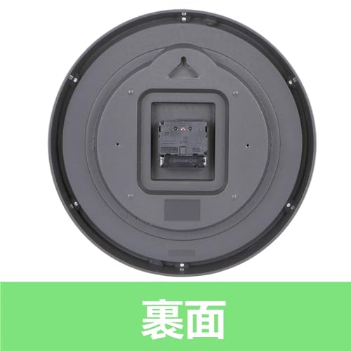 Lihchf 一年保証 掛け時計 電波時計 連続秒針 温度 湿度 静音 30x5cm 自動受信 壁掛け wall clock(ナチュラル) QW-9382