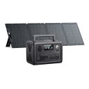 BLUETTI ポータブル電源 ソーラーパネルセット EB3A 268Wh/600W 120W太陽光発電セット APP遠隔操作 UPS機能付き 電力リフト機能付...